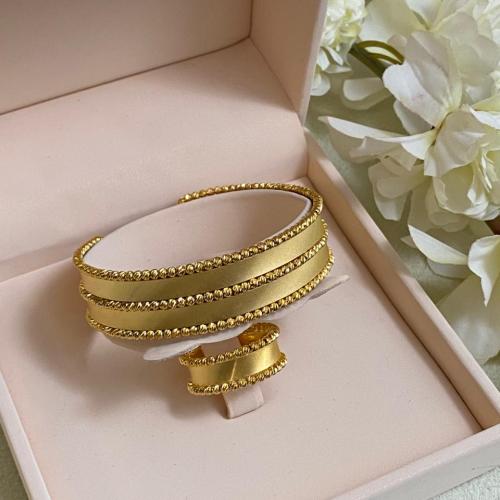 طقم سوار و خاتم B081 عيار 21