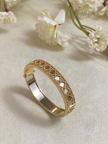 سوار B037 عيار 18 ( قطعة واحدة )