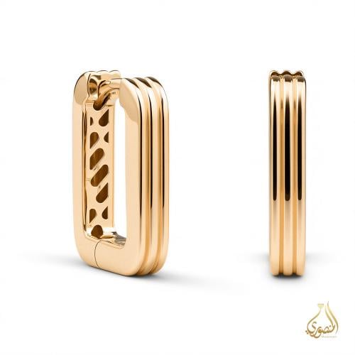 أقراط E008 عيار 21
