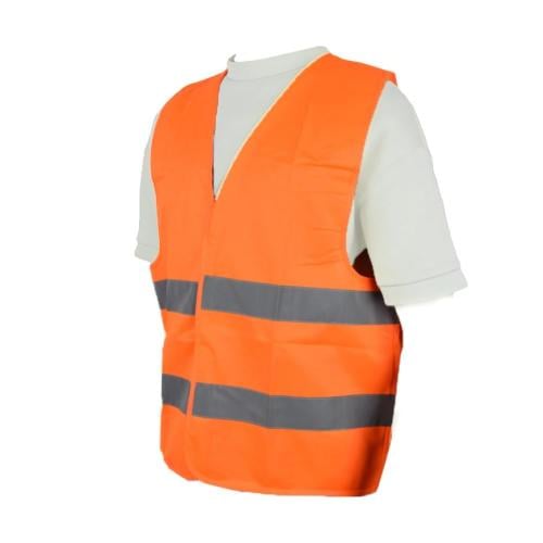 سترة سلامة ثقيل عاكس 2 خط برتقالي