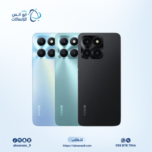 هونر X6d ذاكرة 256 جيجا 4 رام 5G الوان متعددة