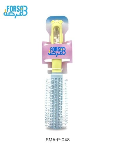 فرش شعر بلاستيك مدور فرصة الجمال - لتصفيف وتنعيم ا...