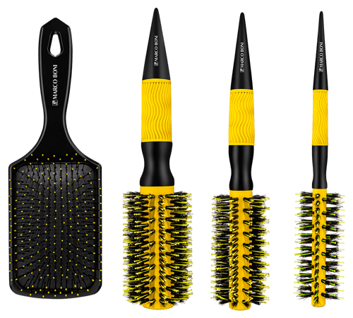 مجموعة فرشاة الشعر المتكاملة - 4 قطع لجميع احتياجا...