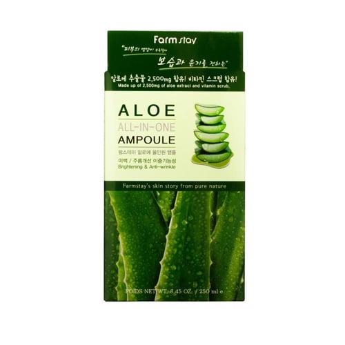 أمبولة جل الصبار الكل في واحد من فارم ستاي لترطيب...