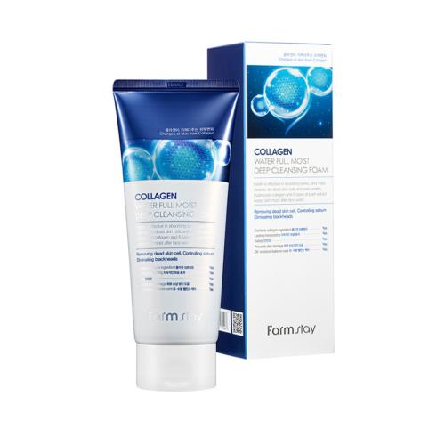 رغوة تنظيف عميق للوجه بماء الكولاجين من فارم ستاي