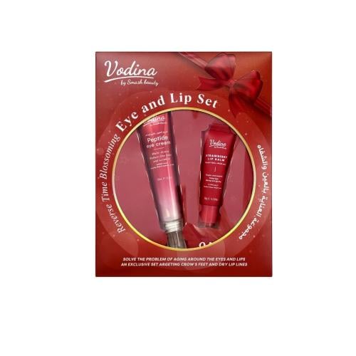 مجموعة العناية بالعين والشفاه بنكهة الفراولة من سم...