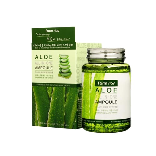 أمبولة جل الصبار الكل في واحد من فارم ستاي لترطيب...