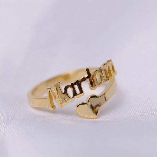 خاتم نسائي بشكل قلب