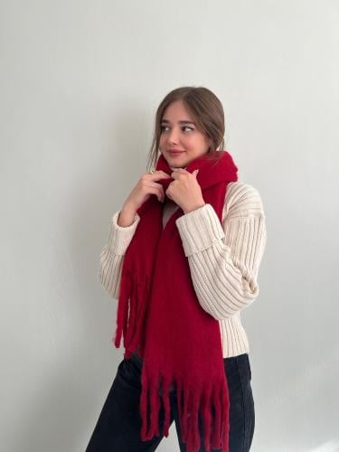شال شتوي أنيقة ودافئة اخاف عليك من برد الشتاء*