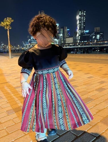 جلابيه اطفال بشكل فخم