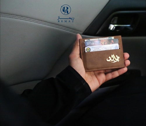 محفظه جلد مع بوك بالاسم