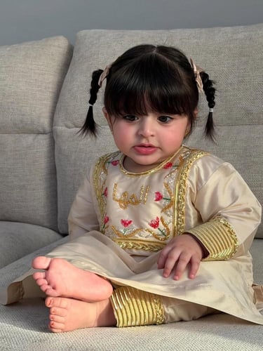 جلابيه رمضان لطفلتك بالاسم