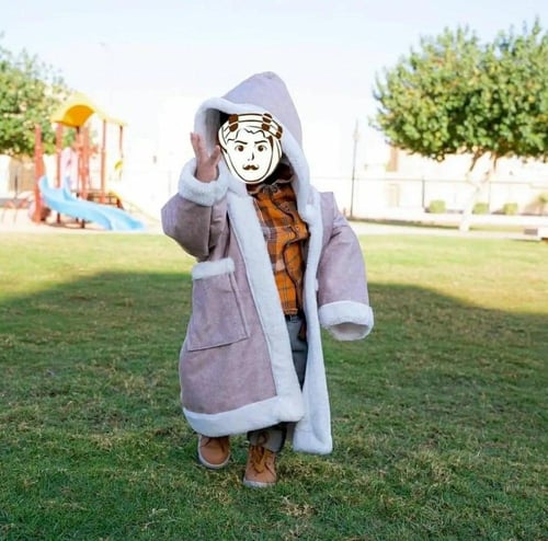 فروه اطفال شتوية ماراحه للبرد الشتاء