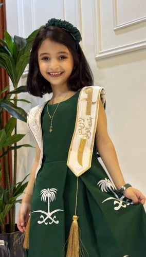 فستان اليوم الوطني السعودية
