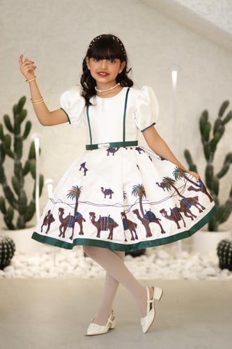 فستان لبنات اليوم الوطني