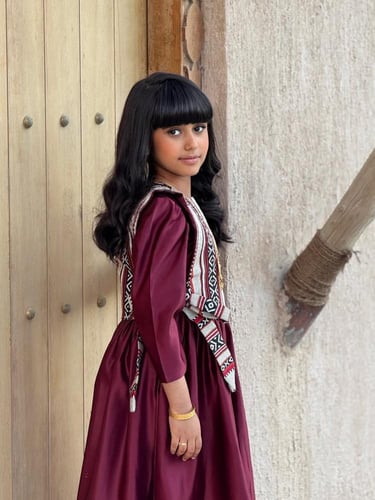 فستان رمضان شتوي بالسدو