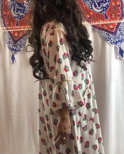 جلابيه رمضان شالكي لون ابيض