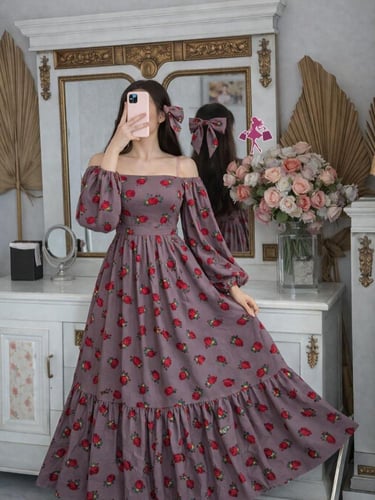 فستان رمضانيه نسائية أنيق