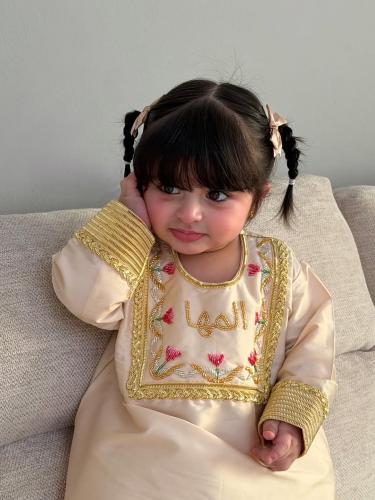 جلابيه رمضان لطفلتك بالاسم