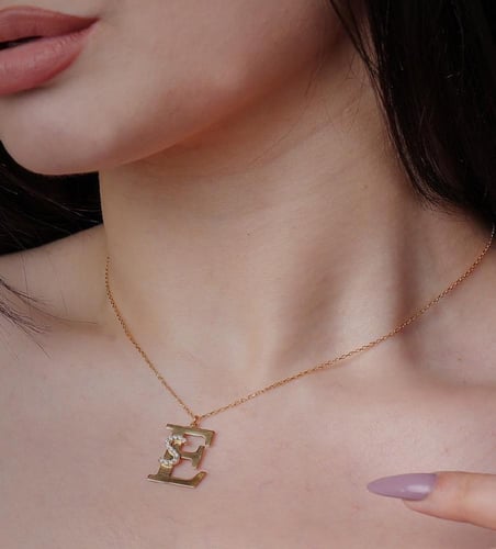 سلسال حروف مدموجه مع الزركون