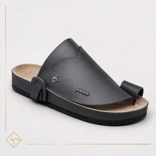 حذاء -بديل شمواه طبي فاخر- رصاصي