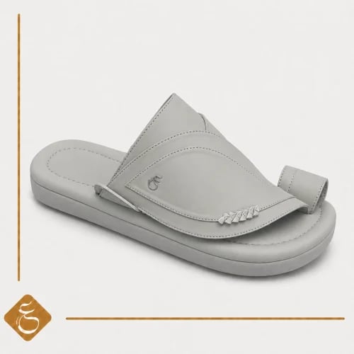 حذاء -بديل شمواه طبي فاخر-رصاصي فاتح