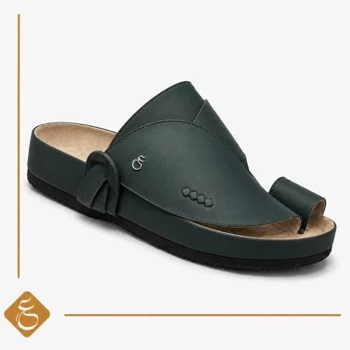 حذاء- بديل الشمواه طبي فاخر- زيتي