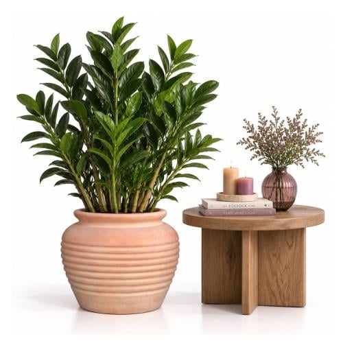 فازة فخارية مخططة 3592