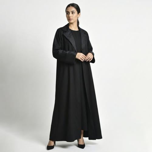 عباية بليزر بنقوشات فراشة