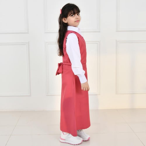 مريول وردي شيال بقصة رسمية