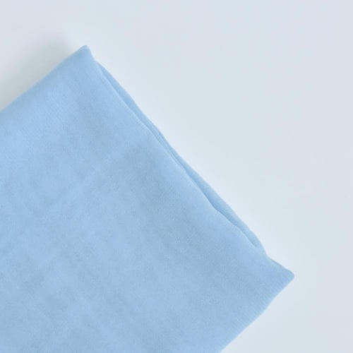 طرحة حرير ازرق سماوي