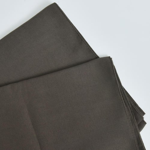 طرحة حرير سادة باللون البني