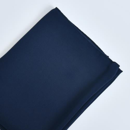 طرحة حرير سادة باللون أزرق