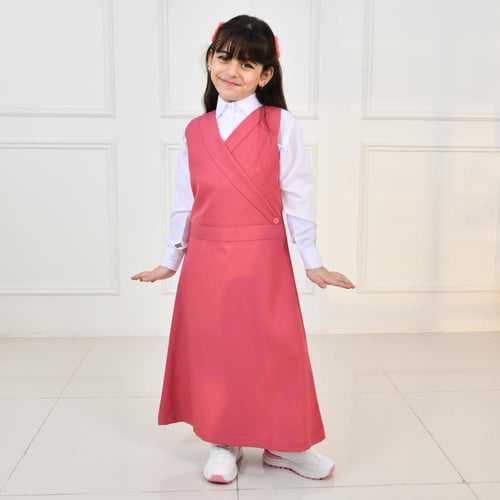 مريول وردي شيال بقصة رسمية