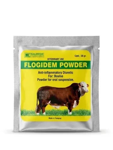 Flugidem Powder | 20g | Veterinary Anti-inflammato...