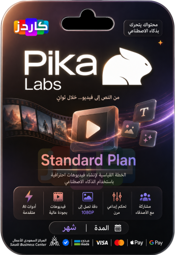 اشتراك Pika labs