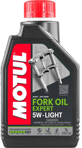 FORK OIL EXP LIGHT 5W زيت موتول لتحسين امتصاص الصد...