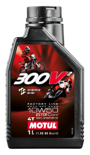 زيت دراجات موتول 300V FL ROAD RACING 10W50 1L