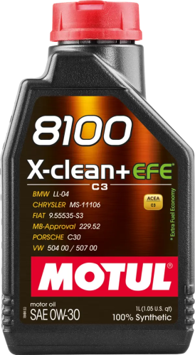 8100 X-clean + EFE 0W-30 زيت محركات موتول