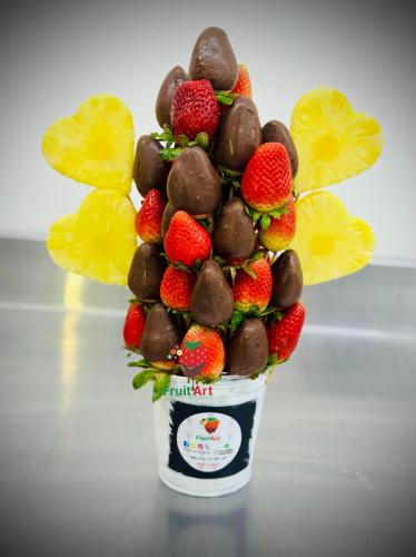 باقة فواكه فراولة بالشوكليت