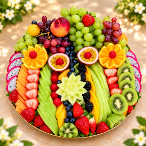 صحن فواكه متنوع