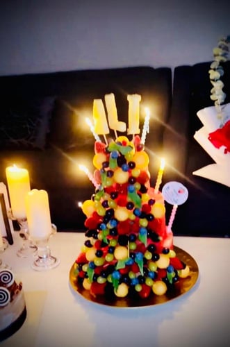 كيكة الحبحب ( كيكه فواكه )