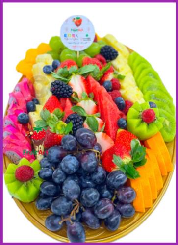 صحن فواكه المزاج