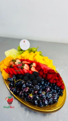 صحن فواكه المساء