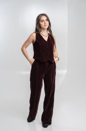 ‎طقم سديرية - بني