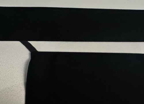 نقاب طويل (مقوى خفيف) بمطاط مائل