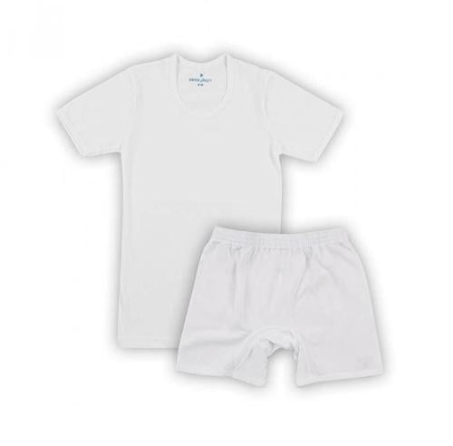 دروش | طقم داخلي نصف كم مع هاف ولادي