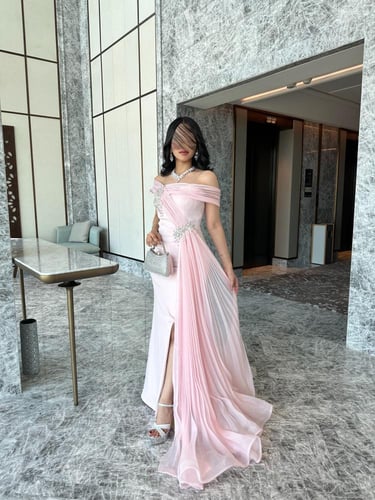 فستان سهرة مطرز خامة باربي