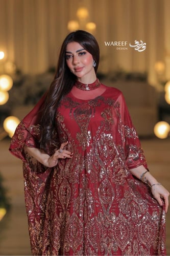 جلابية بتطريز ملكي فاخر