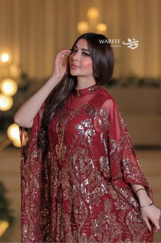 جلابية بتطريز ملكي فاخر